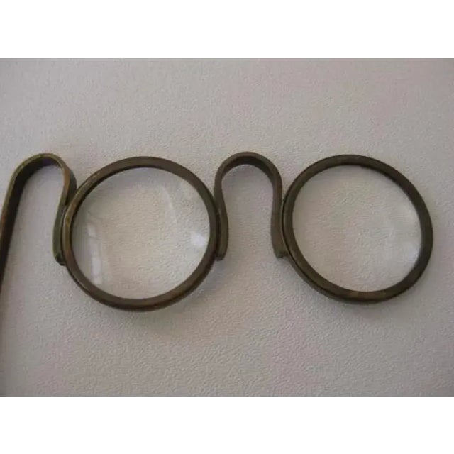 Authentic Rare Brass and Horn opera magnifying glasses by Carl Aubock. An amazing rare piece. c.1950 Carl Auboch, Signed...