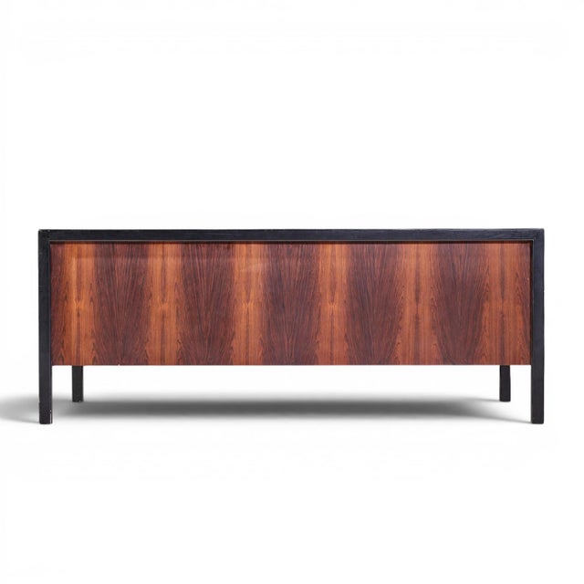 Brown Herman Miller Mid Century Rosewood Executive Desk For Sale - Image 8 of 10