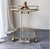 Mid-Century Modern Vintage Italian Serving Trolley in Brass, 1970s For Sale - Image 3 of 12