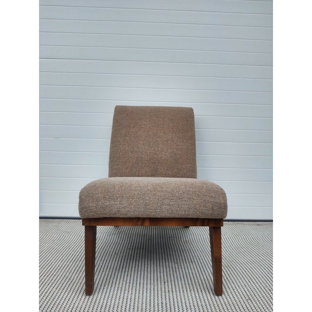 Mid-Century Modern Jens Risom for Knoll Attributed Slipper Lounge Chair For Sale - Image 3 of 8