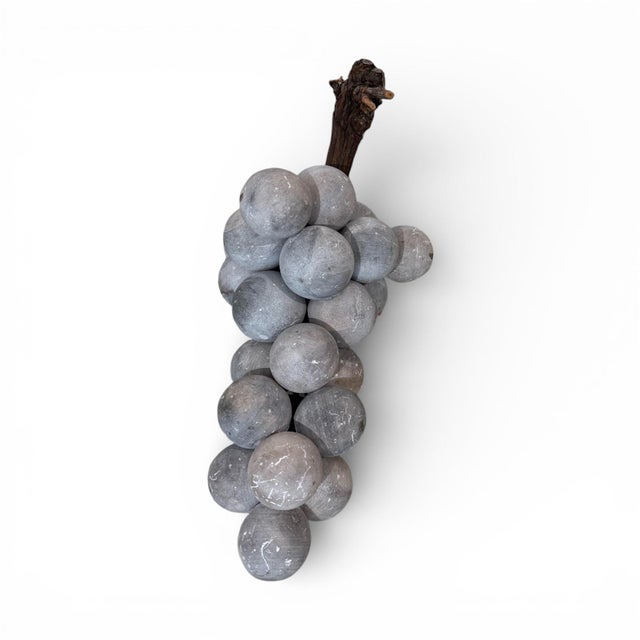 Mid 20th Century Mid 20th Century Belgian Alabaster Grapes - Lg For Sale - Image 5 of 9