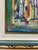 Abstract Cityscape Oil Painting, Jadden Massanet, 1991 Offered for sale is an abstract oil painting on canvas by the...
