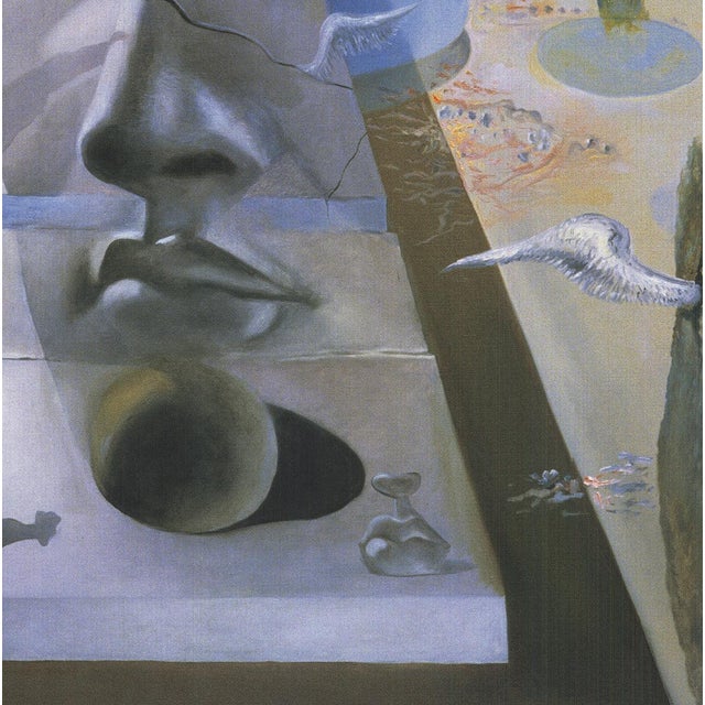 Surrealism Salvador Dali Appearance of the Face of Aphrodite of Cnidus in a Landscape, 1998 For Sale - Image 3 of 4