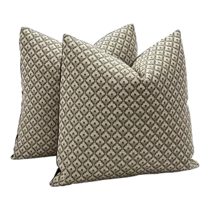 Pair of Custom Patterned Pillows