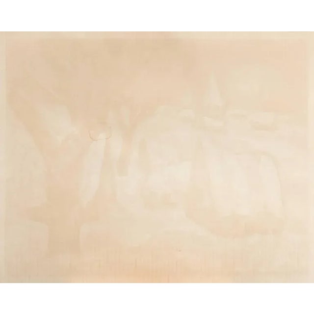 Paper 'Snow Covered Village' by Henri D'Anty, Second Generation School of Paris Post-Impressionist For Sale - Image 7 of 8