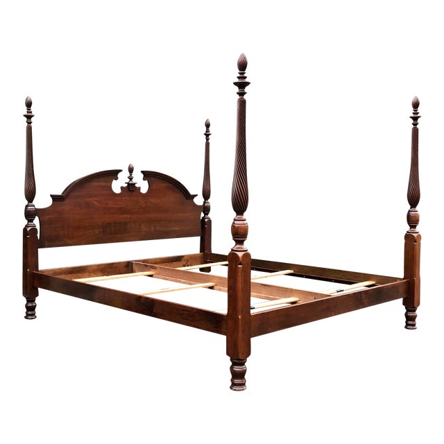 Pennsylvania House Solid Cherry King Bed Chairish