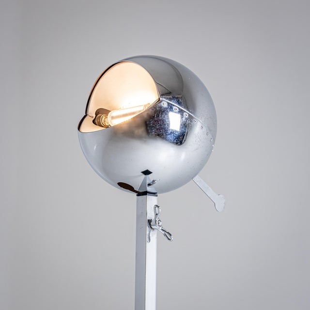 1990s “Fire Ball” Floor Lamp, Designed by Carlo Forcolini for Artemide Sidecar Italy For Sale - Image 10 of 11