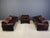 Brown Vintage Maralunga Sofa Set by Vico Magistretti for Cassina, 1973, Set of 3 For Sale - Image 8 of 18