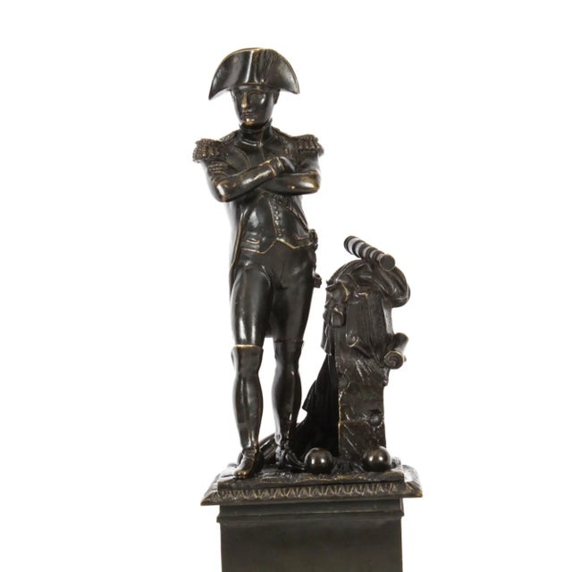 19th Century Napoleon Bonaparte Library Bronze Sculpture For Sale - Image 6 of 17
