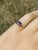 Mid 20th Century The Stinson: Ladies Retro 18K Rose Gold Band set with Ruby and Diamond, Size 3 For Sale - Image 10 of 10