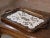 Early 20th Century Early 20th Century French Art Populaire Walnut and Glass Serving Tray For Sale - Image 5 of 12