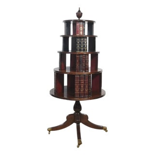 Mahogany Revolving Bookcase, 1890s For Sale