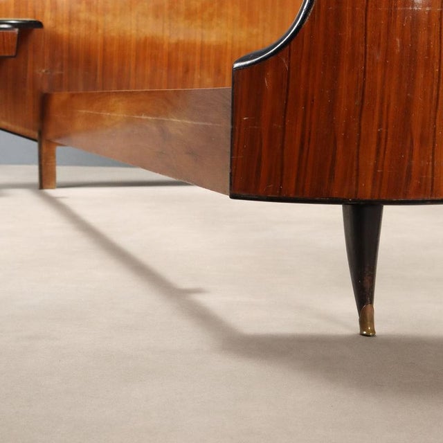 Bed with Bedside Tables, 1950s-1960s For Sale - Image 10 of 12