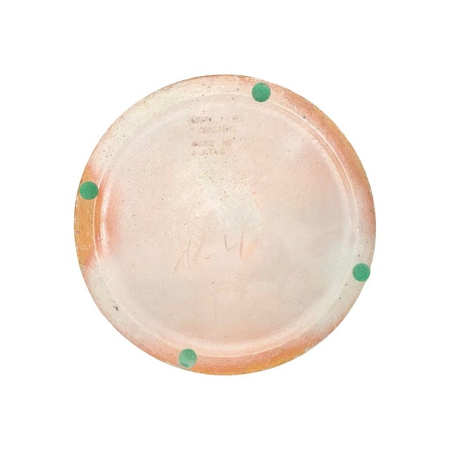 Tan Mid 20th Century Portuguese Salt-Glazed Stoneware Lidded Canister by Campos Filhos For Sale - Image 8 of 12