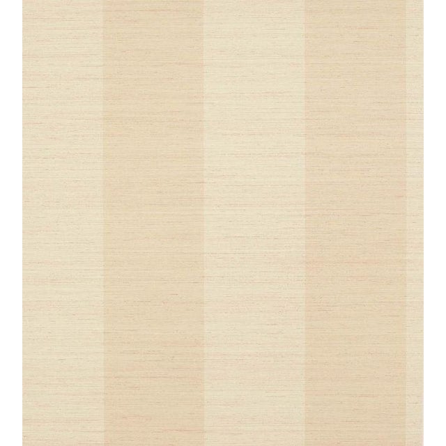 Sandrine Stripe Wallpaper Champagne Sample Chairish
