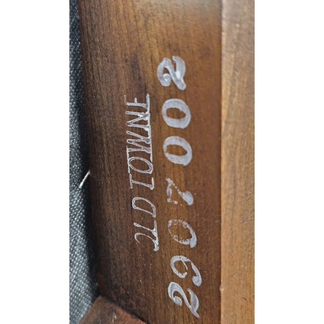 Set of 6 Late 20th Century Statton Chippendale Solid Cherry Dining Chairs Old Towne Maryland Made For Sale - Image 14 of 14