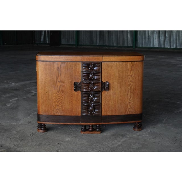 1920s Amsterdamse School Cabinet by Willem Rädecker, Netherlands, 1920s For Sale - Image 5 of 12