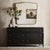 Modern Crate & Barrel Keane 64" 6-Drawer Dresser — Black Wood Oak For Sale - Image 3 of 8