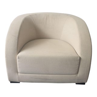 Armani Casa Modern Beige Lounge Chair – Comfortable and Stylish For Sale