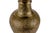 Vintage Mid-Century Indian Nakkashi Etched Brass Vase 18" For Sale - Image 4 of 12