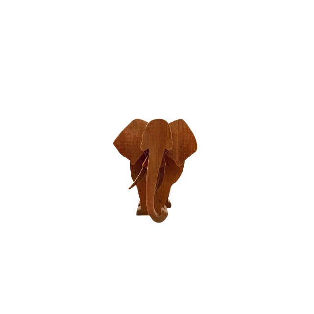 Bottega Michelangeli, Elephant Sculpture, 1970s, Wood For Sale - Image 6 of 17