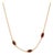 Natural Garnet Station Necklace | January Birthstone Jewelry | Dainty Bezel Set Layering Necklace For Sale