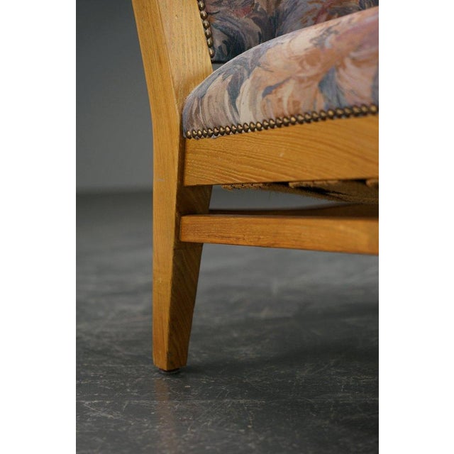 Light Yellow Traditionalist Town Hall Easy Chair by Bas van Pelt For Sale - Image 8 of 18
