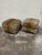 Hollywood Regency Large Vintage Leopard Print Ottoman Poufs on Castors - A Pair For Sale - Image 3 of 10