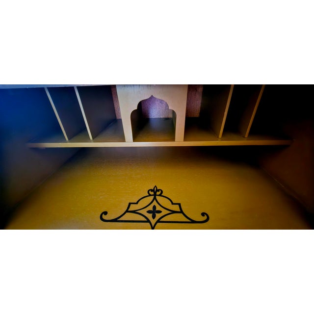 1960s Vintage Drexel, Et Cetera Spanish Style Executive Secretary For Sale - Image 13 of 16