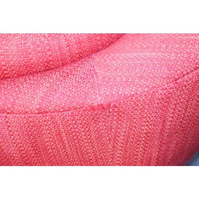 Textile Mid 20th Century Pair Mid-Century Tub Chairs - 2 Pieces For Sale - Image 7 of 7
