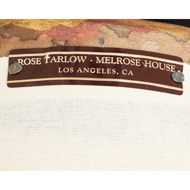 Textile Set of Twelve Rose Tarlow Gold Leaf Kent Dining Chairs For Sale - Image 7 of 18