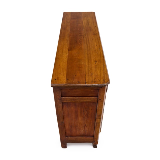 Brown French Antique Fruitwood Buffet, 19th Century, Circa 1800 For Sale - Image 8 of 9