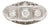 Vintage .30ctw 3 Diamond Filigree Ring, 18k White Gold, Ring Size 5 For Sale