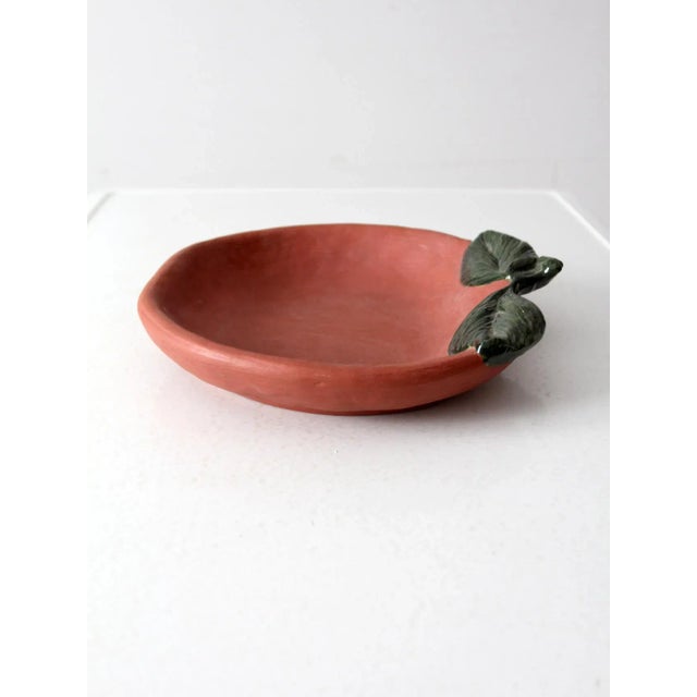 Vintage Ceramic Pumpkin Tray For Sale - Image 6 of 9