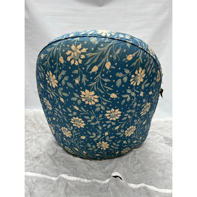 Mid 20th Century Vintage Upholstered Slipper Chair For Sale - Image 5 of 10