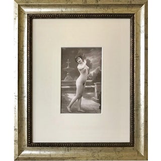 Original Antique French Photograph of a Nude Model C.1900 For Sale