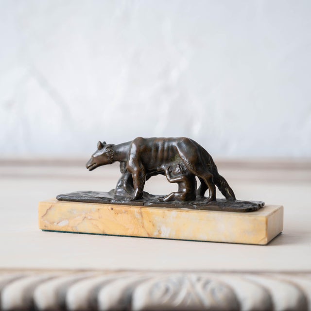 Grand Tour Grand Tour Capitoline She-Wolf Bronze (Lupa Capitolina), c.1880 For Sale - Image 3 of 12