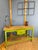 Chartreuse Industrial Wooden Worktable with Drawers, 1950s For Sale - Image 8 of 18
