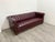 Oxblood Red Leather Chesterfield Sofa For Sale - Image 11 of 11