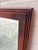 Vintage Traditional Mahogany Wall Mirror Featuring a Gold-Gilded, Beaded Inner Trim For Sale - Image 4 of 5
