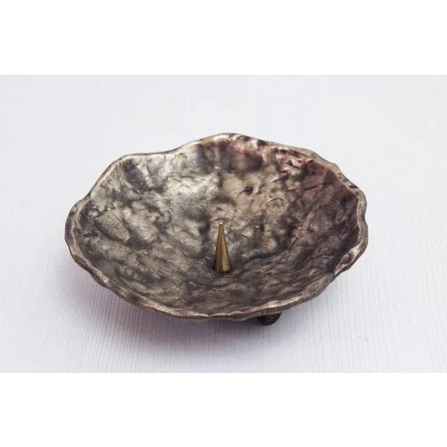 Vintage Brutalist Candleholder, 1950s For Sale - Image 10 of 11