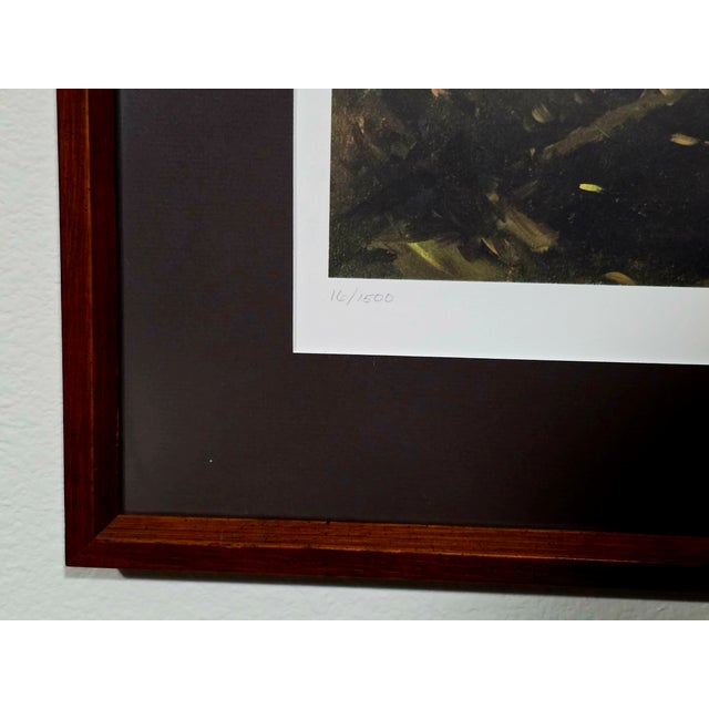 1970s "A Remnant of Another Time" Lithograph. Signed and Numbered by Gordon E. Snidow. Limited Edition., Framed For Sale - Image 4 of 14