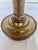 Vintage French Brass Bouillotte Two Candle Lamp W/Green Metal Shade For Sale - Image 9 of 14