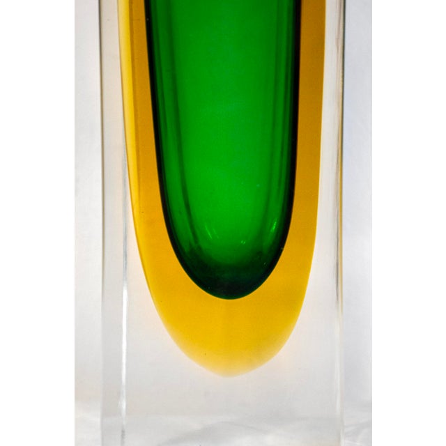 Sommerso Vases in Murano Glass by Flavio Poli, 1970s, Set of 2 For Sale - Image 4 of 7