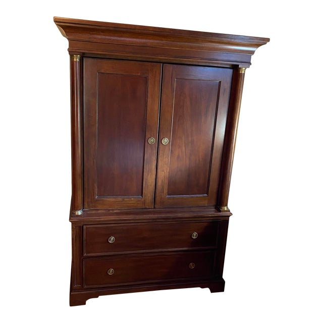 Martha Stewart for Bernhardt Penobscot Traditional Cherry Armoire