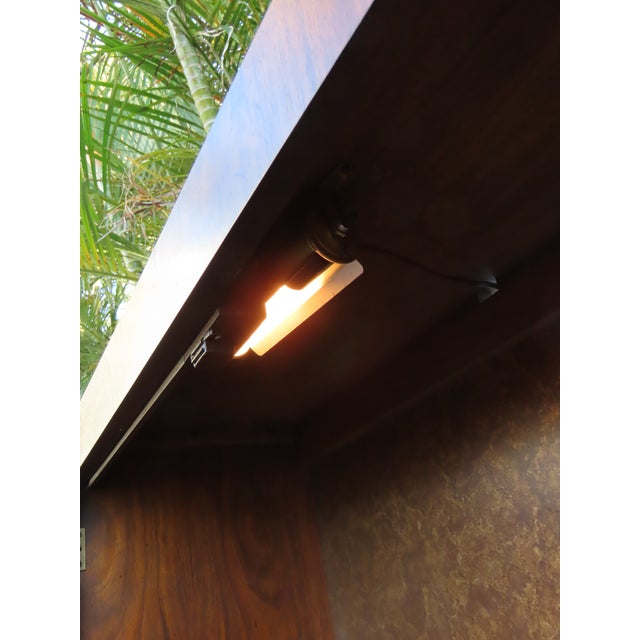 Brutalist Lane Mid Century Modern Bookshelf Display China Cabinet 6303 For Sale - Image 10 of 13