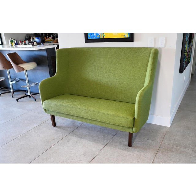 Nos Knoll Rockwell Unscripted High-Back Settee by David Rockwell – Leaf Upholstery For Sale - Image 10 of 15