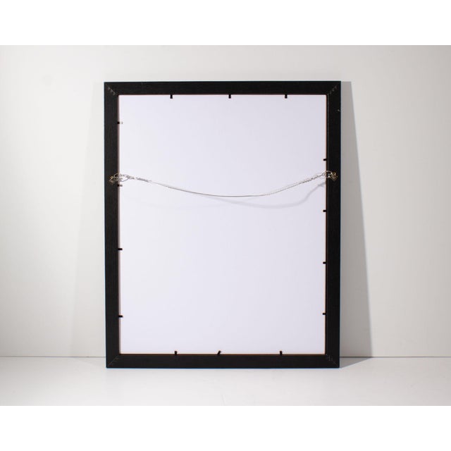 Black 1982 “Fisherman in a Rainstorm” Abstract Etching by Art Hansen For Sale - Image 8 of 8