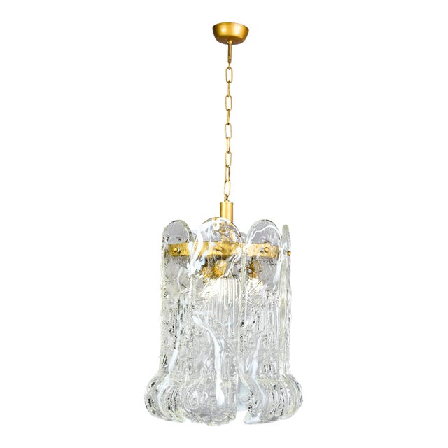 Vintage Mazzega Murano Glass Pendant For Sale