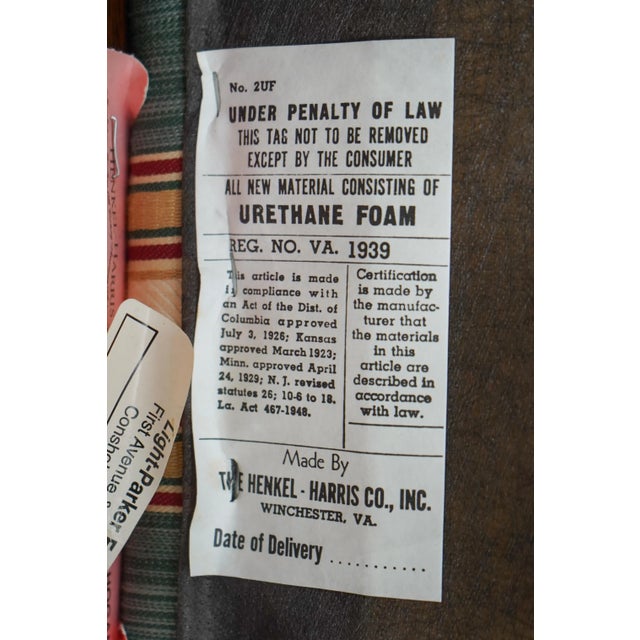 Set of 6 Henkel Harris Model 107 Mahogany Dining Room Chairs For Sale - Image 12 of 12